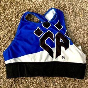 Rebel Athletic Cheer Athletics Retro Girls Sports Bra